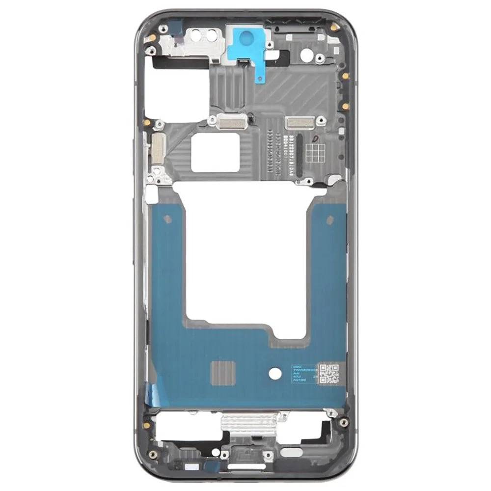 For Google Pixel 9 Pro OEM Middle Plate Frame Replacement (Without Logo) - Black - 3