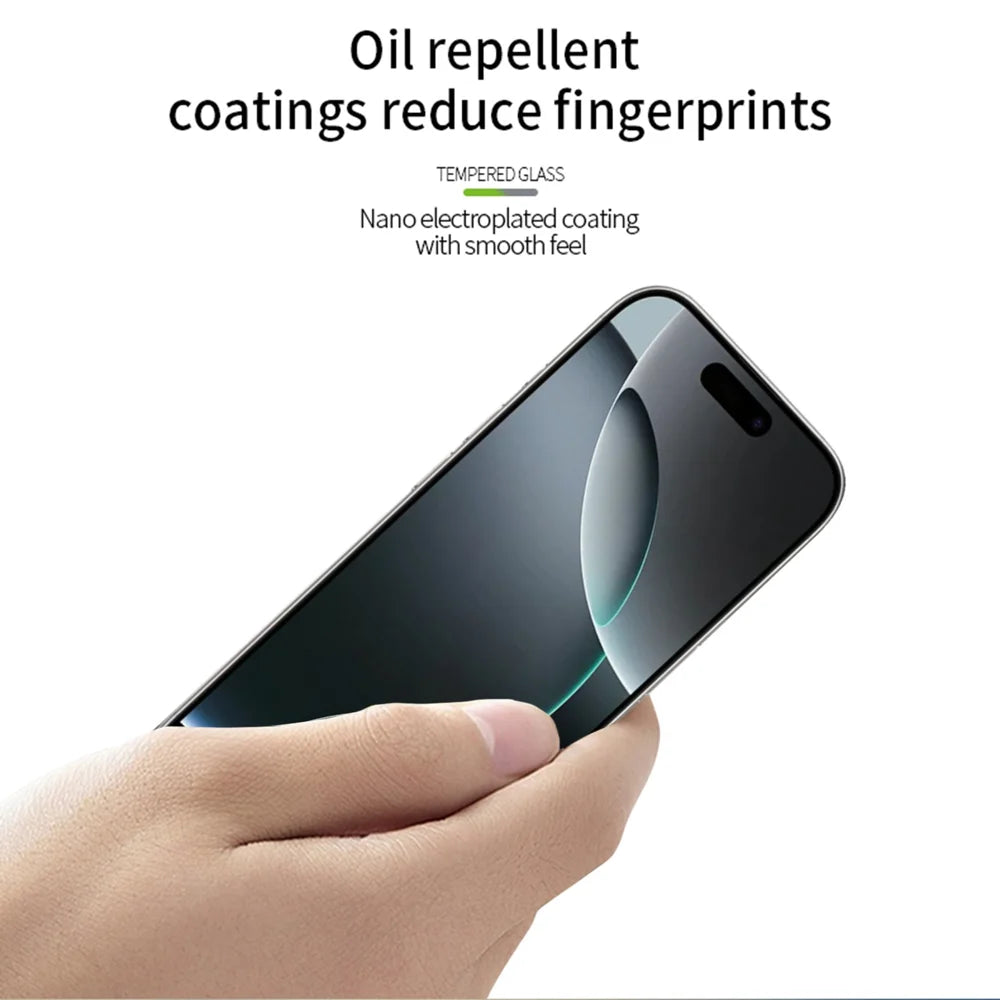 PINWUYO For iPhone 17 Pro Tempered Glass Film  JK Series-2 9H Full Screen Protector - Black - 4