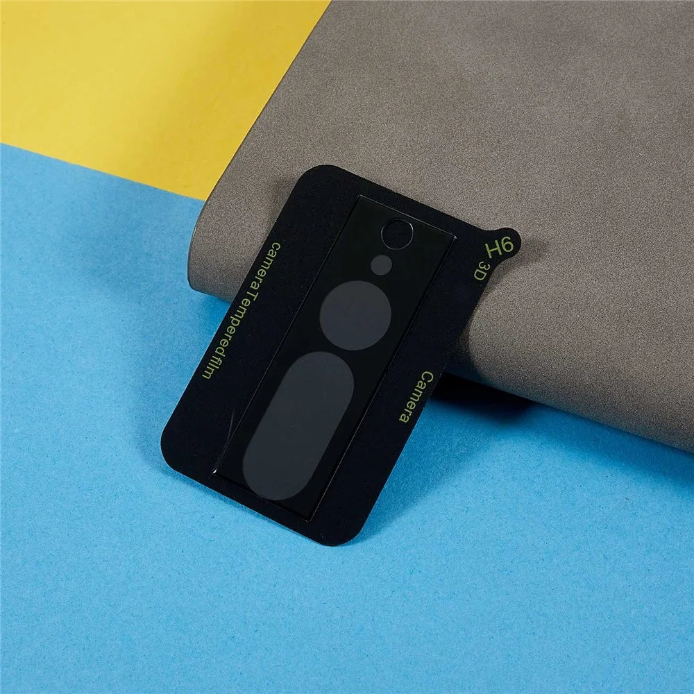 For Google Pixel 7 Pro 5G HD Clear Drop Resistant Camera Lens Protector Silk Printing Tempered Glass Lens Film - Black - 6