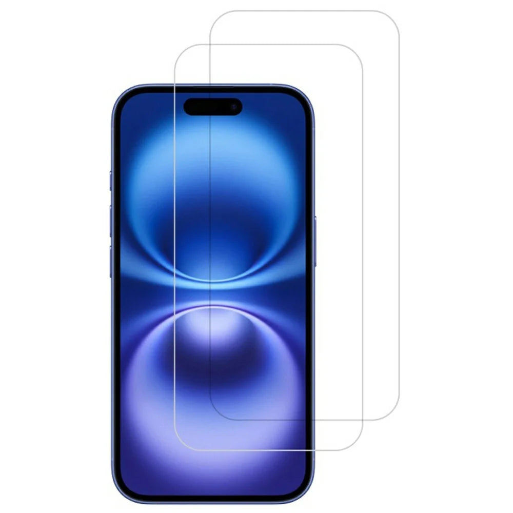 ITIETIE 2Pcs For iPhone 17 Pro Screen Protector 0.25mm High Aluminium-Silicon Glass Clear Film - 1