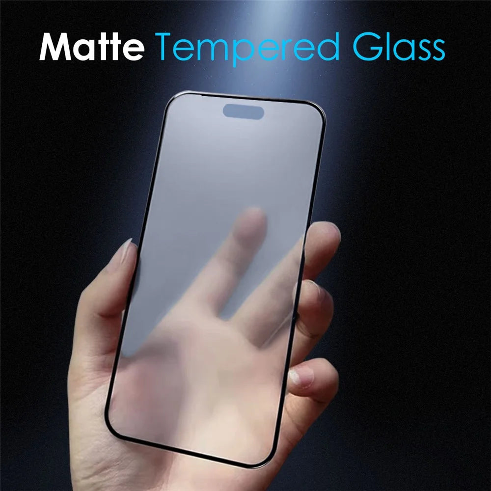 NORTHJO A++ For iPhone Air Screen Protector Anti-Fingerprint Matte Full Coverage Tempered Glass Film - 3