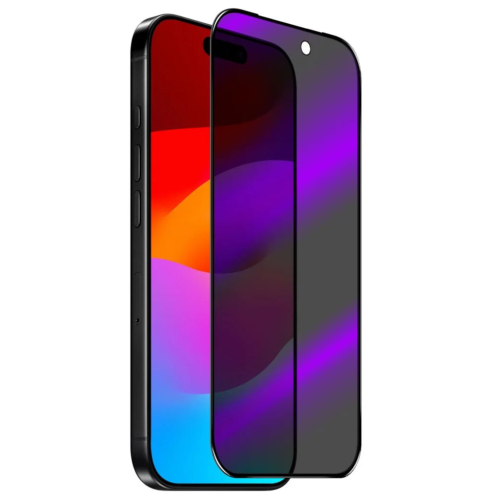 NORTHJO A++ For iPhone 17 Pro Privacy Screen Protector Full Glue Silk Printing Anti Spy Anti-blue-ray Tempered Glass Film - 2