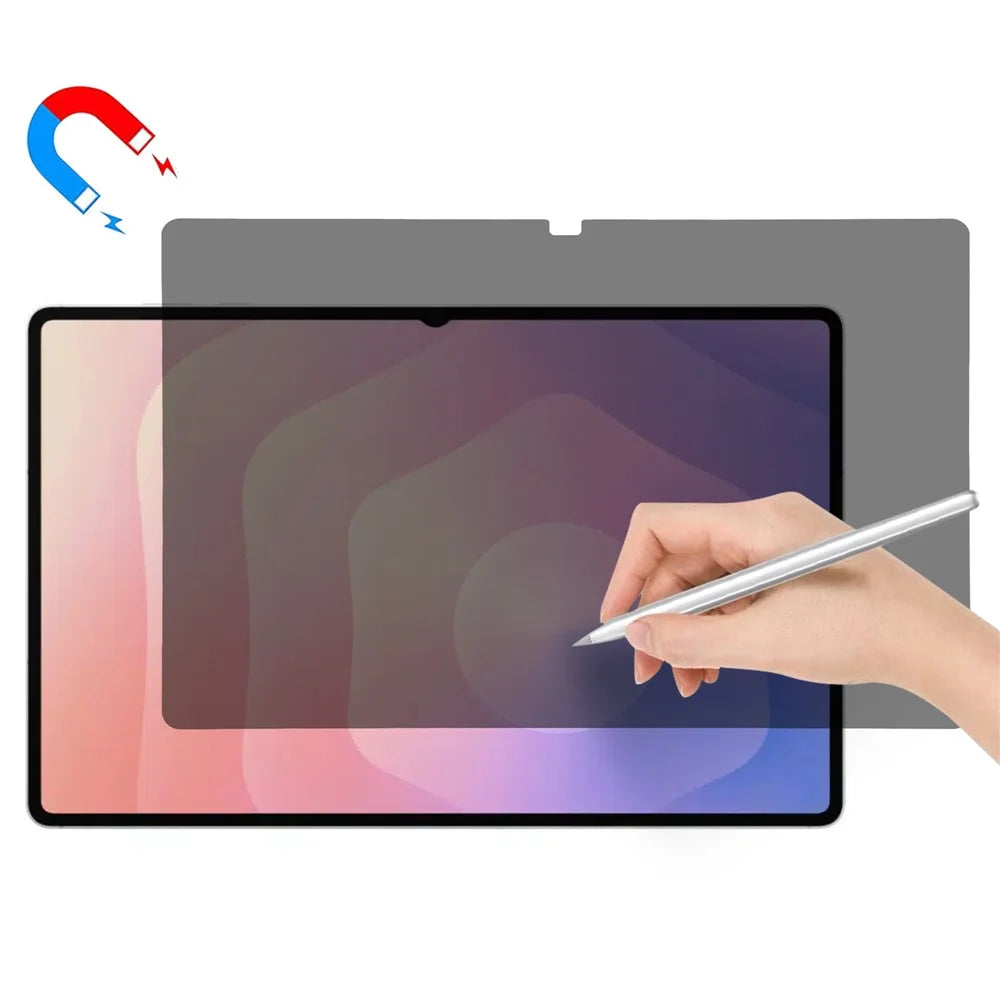360-Degree Anti-Spy Screen Protector for Samsung Galaxy Tab S11 Ultra /  S10 Ultra / S9 Ultra / S8 Ultra Paper-Like Matte PET Writing Film - 1
