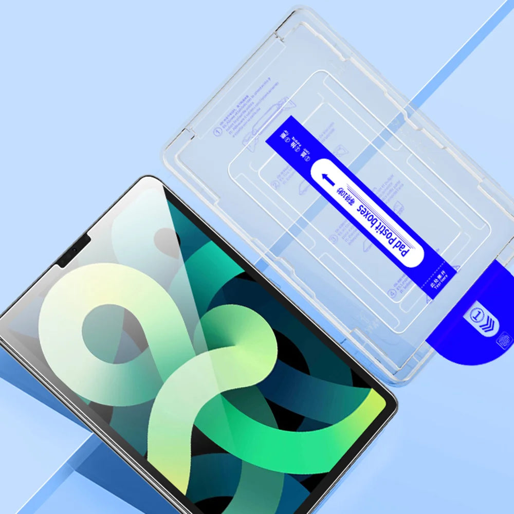 For iPad Air 10.5 inch (2019) Screen Protector Tempered Glass with Dust-Free Auto Alignment Applicator - Transparent - 5