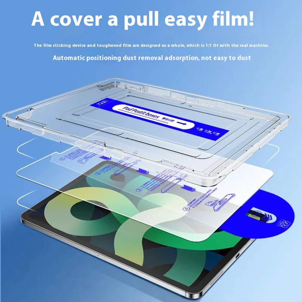 For iPad Air 10.5 inch (2019) Screen Protector Tempered Glass with Dust-Free Auto Alignment Applicator - Transparent - 6
