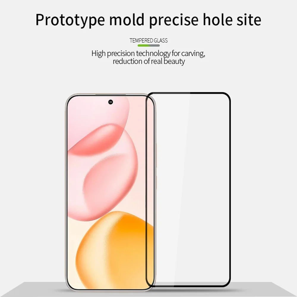 MOFI For Honor 400 5G (Global) Screen Protector  9H Full Glue Full Coverage High Aluminum-Silicon Glass Film - Black - 3