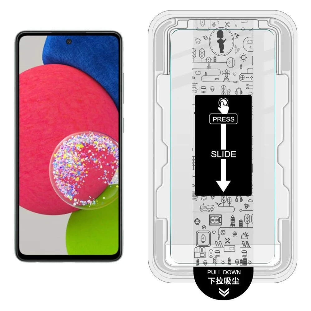 IMAK H Series Tempered Glass Film for Samsung Galaxy A52 4G / A52 5G / A52s 5G Screen Protector with Auto Dust-Remove Tool Kit (Fingerprint Unlock) - 2