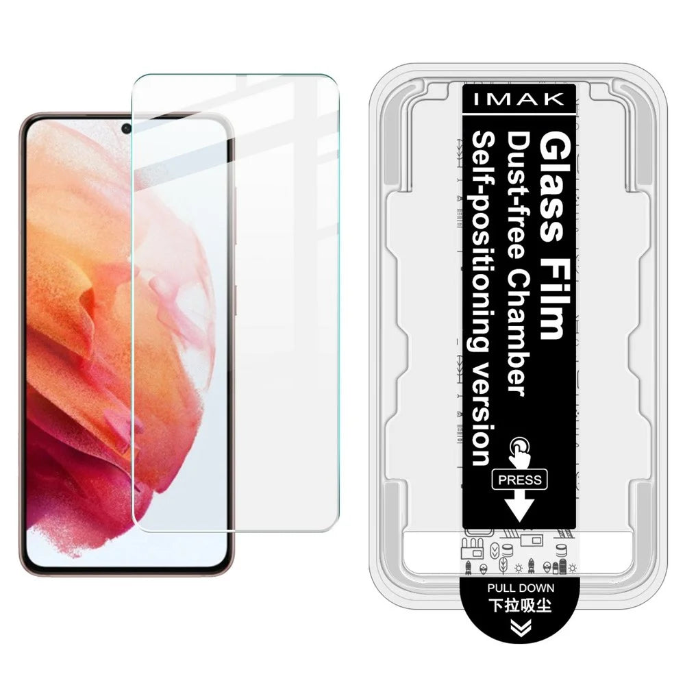IMAK H Series For Samsung Galaxy S21 5G / 4G Tempered Glass Screen Protector Easy Installation Film with Auto Dust-Remove Tool Kit (Fingerprint Unlock) - 6