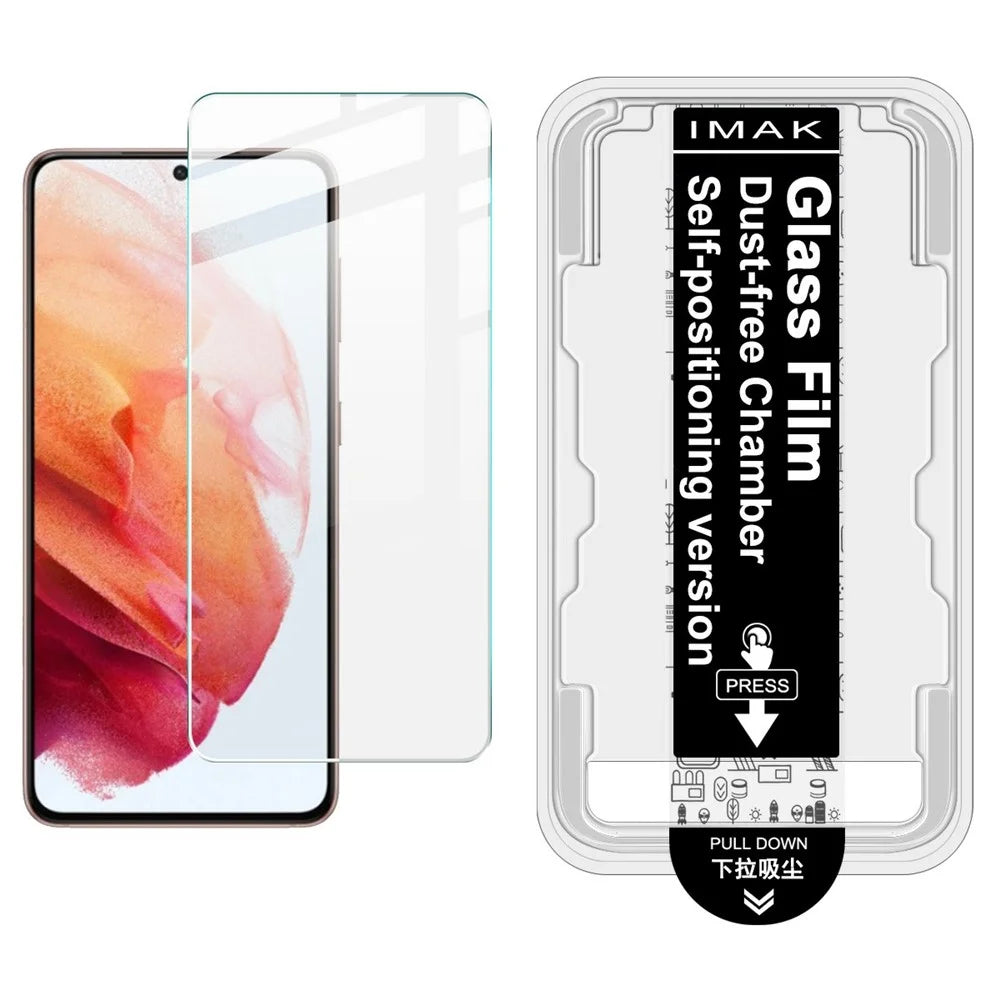 IMAK H Series For Samsung Galaxy S21+ 5G Tempered Glass Screen Protector Easy Installation Film with Auto Dust-Remove Tool Kit (Fingerprint Unlock) - 1