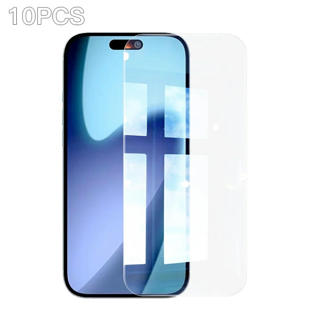 RURIHAI 10Pcs For iPhone Air Screen Protector 0.26mm 2.5D High Aluminium Silicon Glass Film - 1