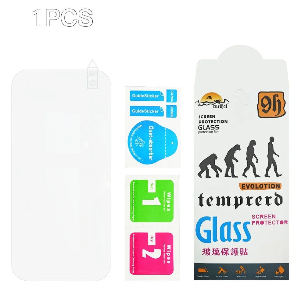 RURIHAI For iPhone 17 Pro Max Screen Protector 0.26mm 2.5D High Aluminium Silicon Glass Film - 7