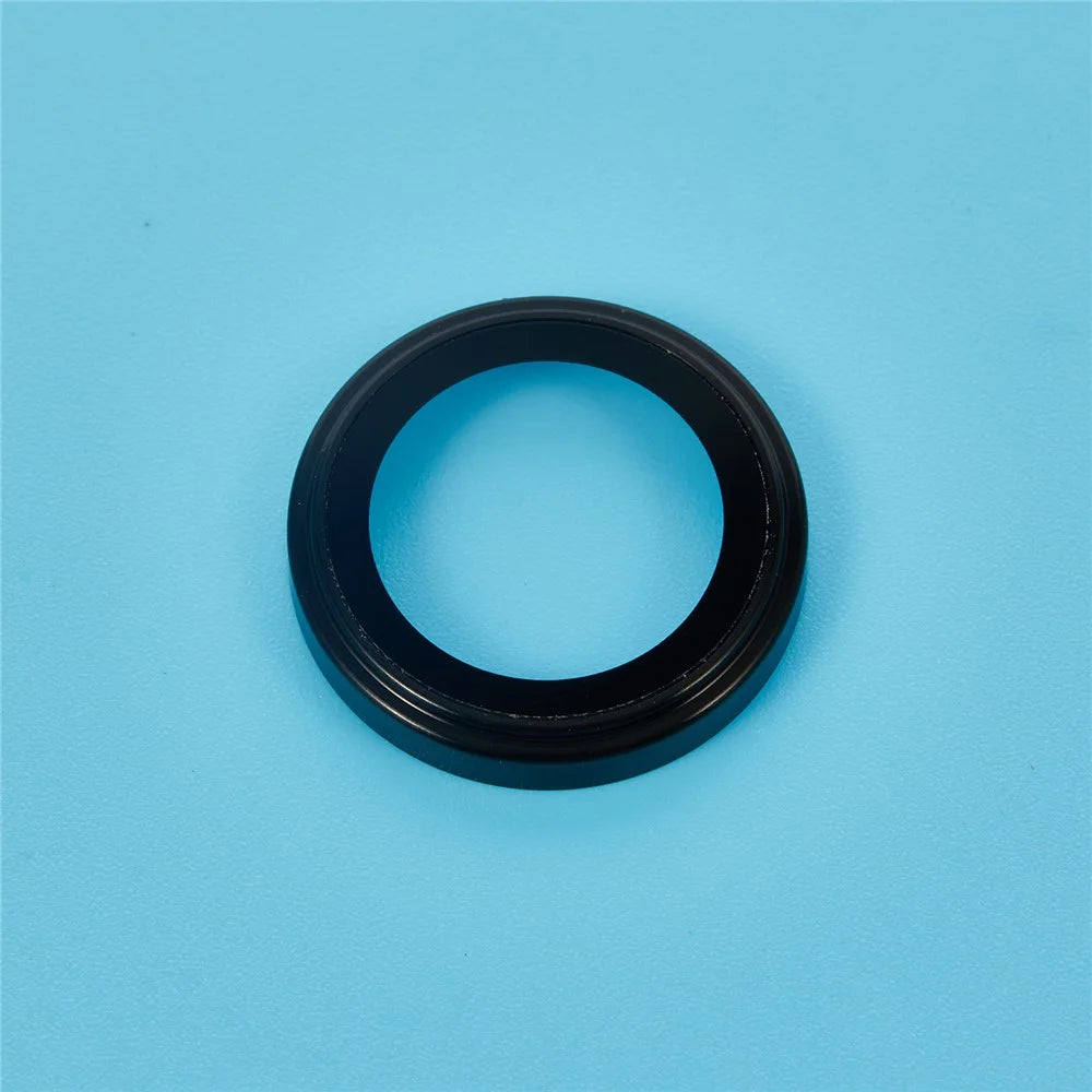 For iPhone Air Camera Lens Protector Metal Ring Tempered Glass Lens Film (Raised Edge) - Titanium Grey - 4