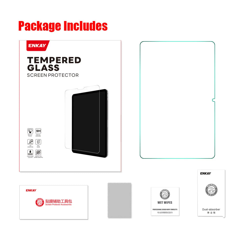 ENKAY HAT PRINCE For Oppo Pad SE Screen Protector   9H 2.5D 0.33mm High Aluminium-silicon Glass Film - Transparent - 7