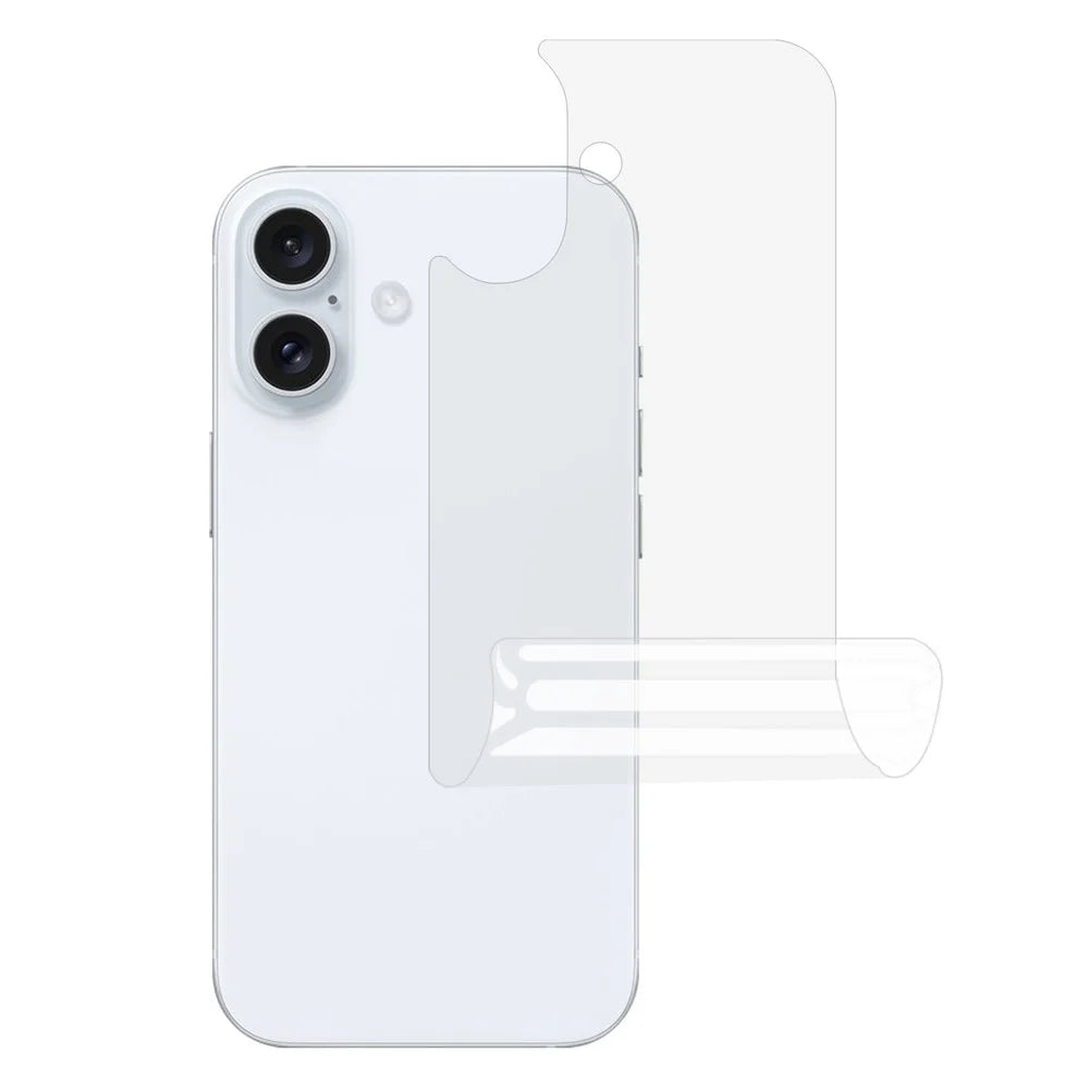For iPhone 17 Back Screen Protector Soft TPU + PET Clear Hydrogel Film - 1