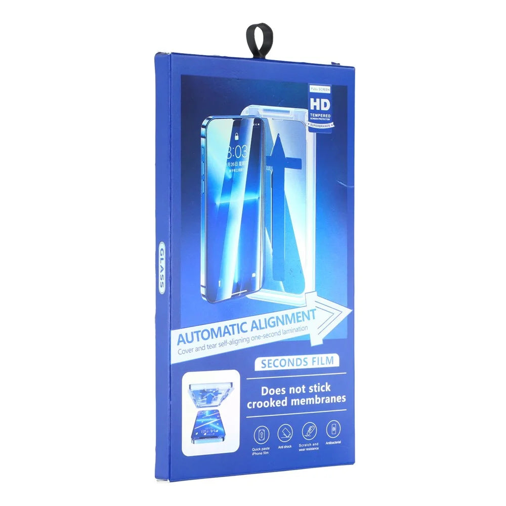 For iPhone 17 Pro Screen Protector Silk Printing High Aluminium-Silicon Glass Easy Installation Film - 5