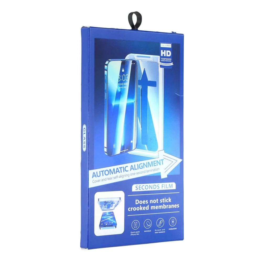 For iPhone Air Anti-Spy Screen Protector Silk Printing High Aluminium-Silicon Glass Easy Installation Film - 5