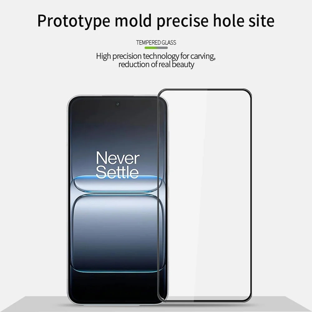 PINWUYO For OnePlus Ace 5 Ultra 5G Tempered Glass Film  Explosion-proof 9H 3D Full Screen Protector - Black - 3