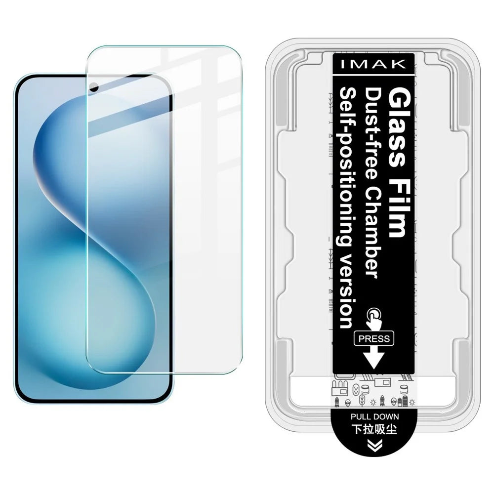 IMAK H Series For vivo S30 Pro mini 5G Tempered Glass Screen Protector Easy Installation Film with Auto Dust-Remove Tool Kit (Fingerprint Unlock) - 1