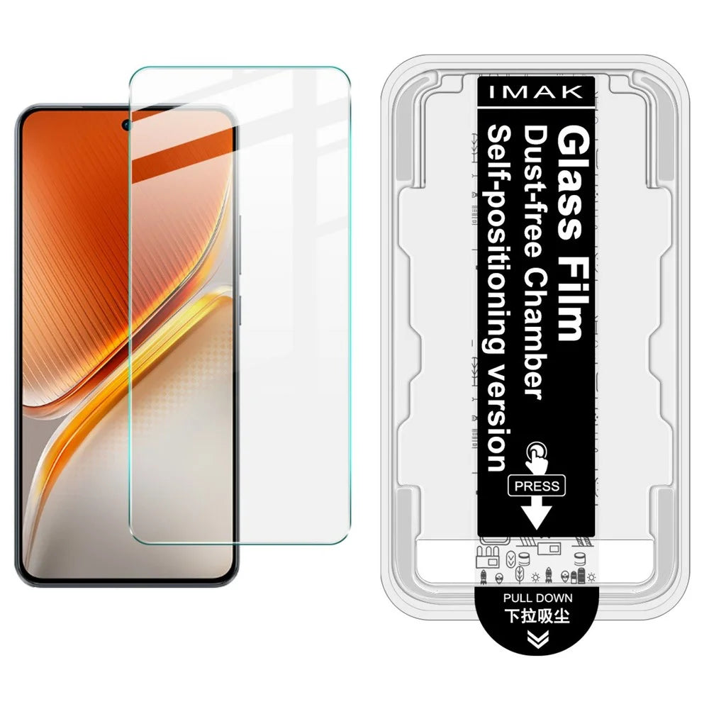IMAK H Series For vivo iQOO Neo10 Pro 5G Tempered Glass Screen Protector Easy Installation Film with Auto Dust-Remove Tool Kit (Fingerprint Unlock) - 1