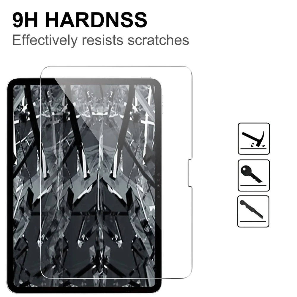 For iPad Pro 13 (2025) / 13 (2024) Screen Protector Anti-Shatter Arc Edge Tempered Glass Film - 3