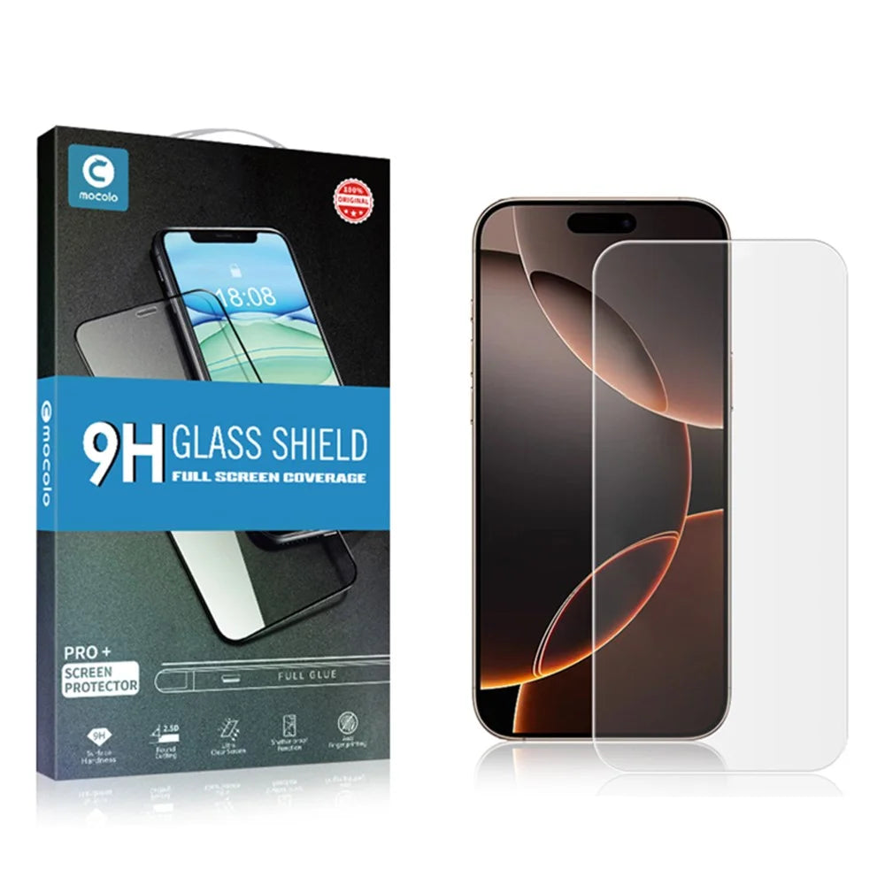 MOCOLO For iPhone 18 Pro Max / 17 Pro Max Screen Protector Anti-Shatter Tempered Glass Transparent Film - 5