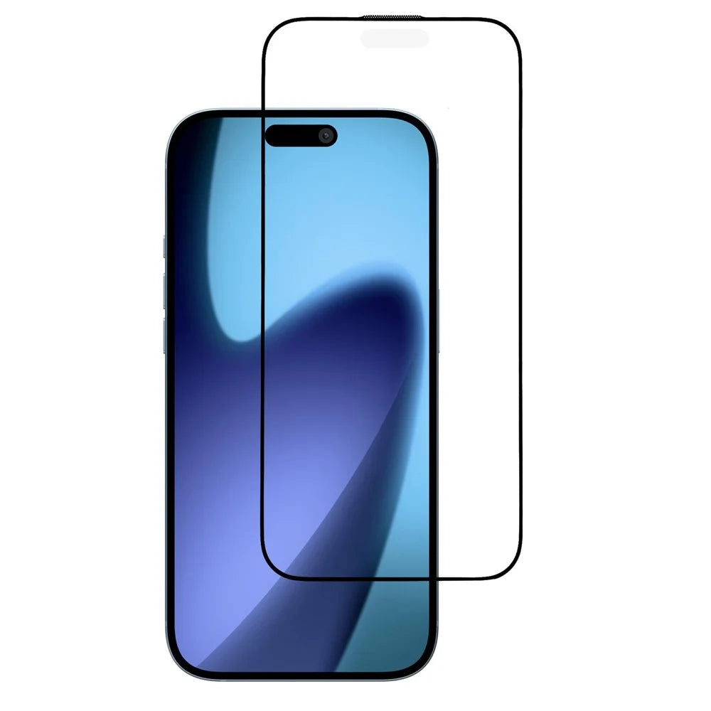 For iPhone 17 Screen Protector Anti Fingerprint Matte Tempered Glass Film Silk Printing with Dust Mesh - 1