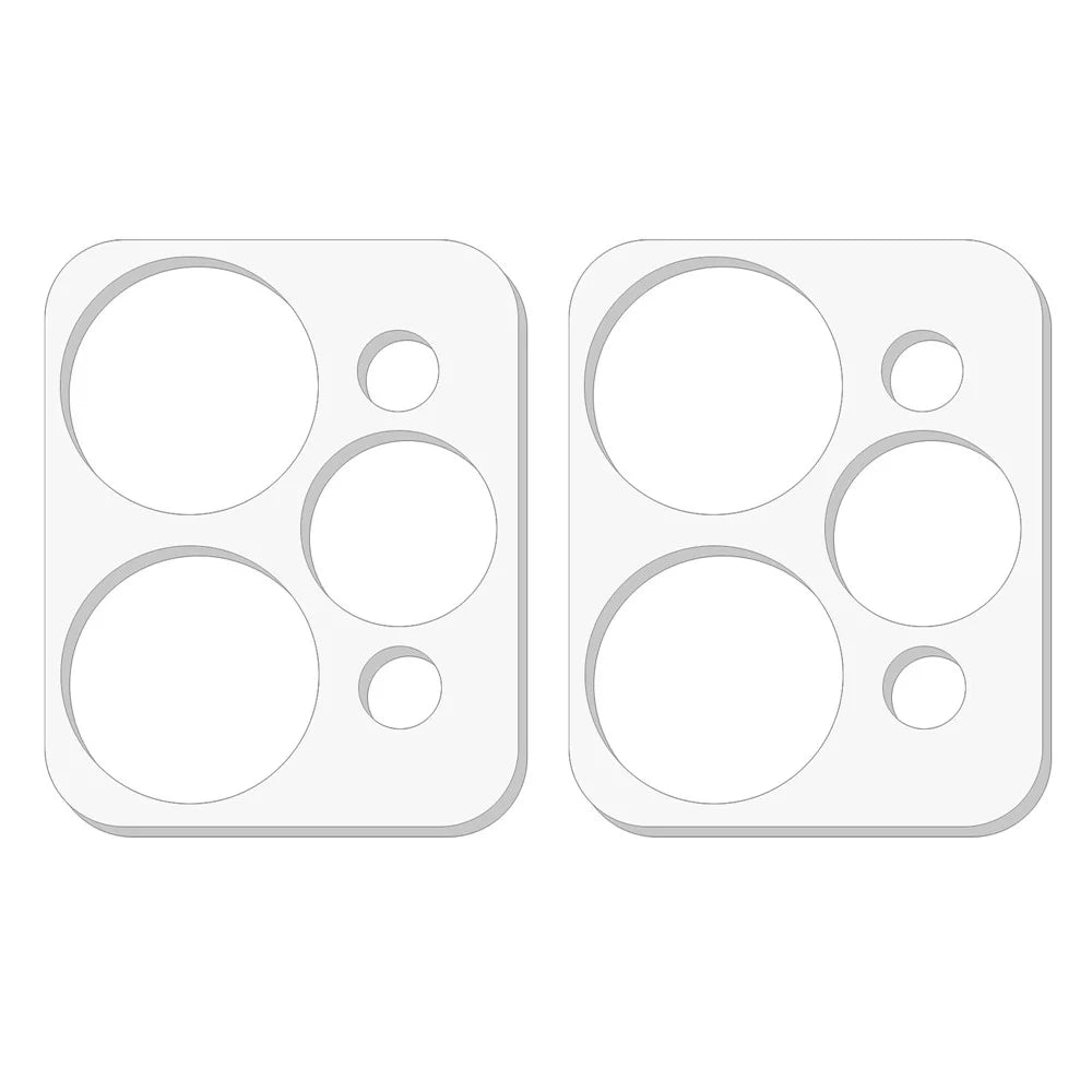 2Pcs For Realme 15 5G Camera Lens Protector 3D Arc Edge Anti-Scratch Tempered Glass Lens Film - Transparent - 2