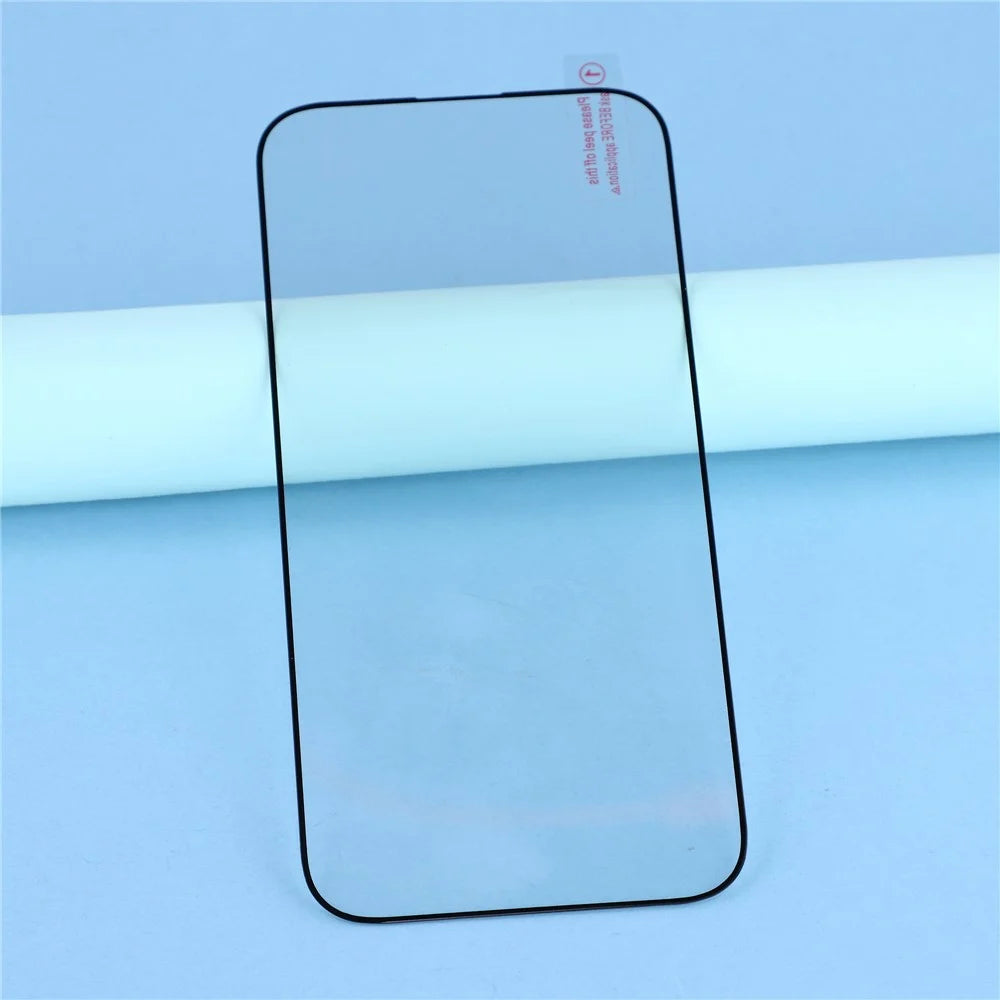 For iPhone Air Screen Protector Silk Printing Full Glue Tempered Glass Screen Film with Camera Lens Film - 5