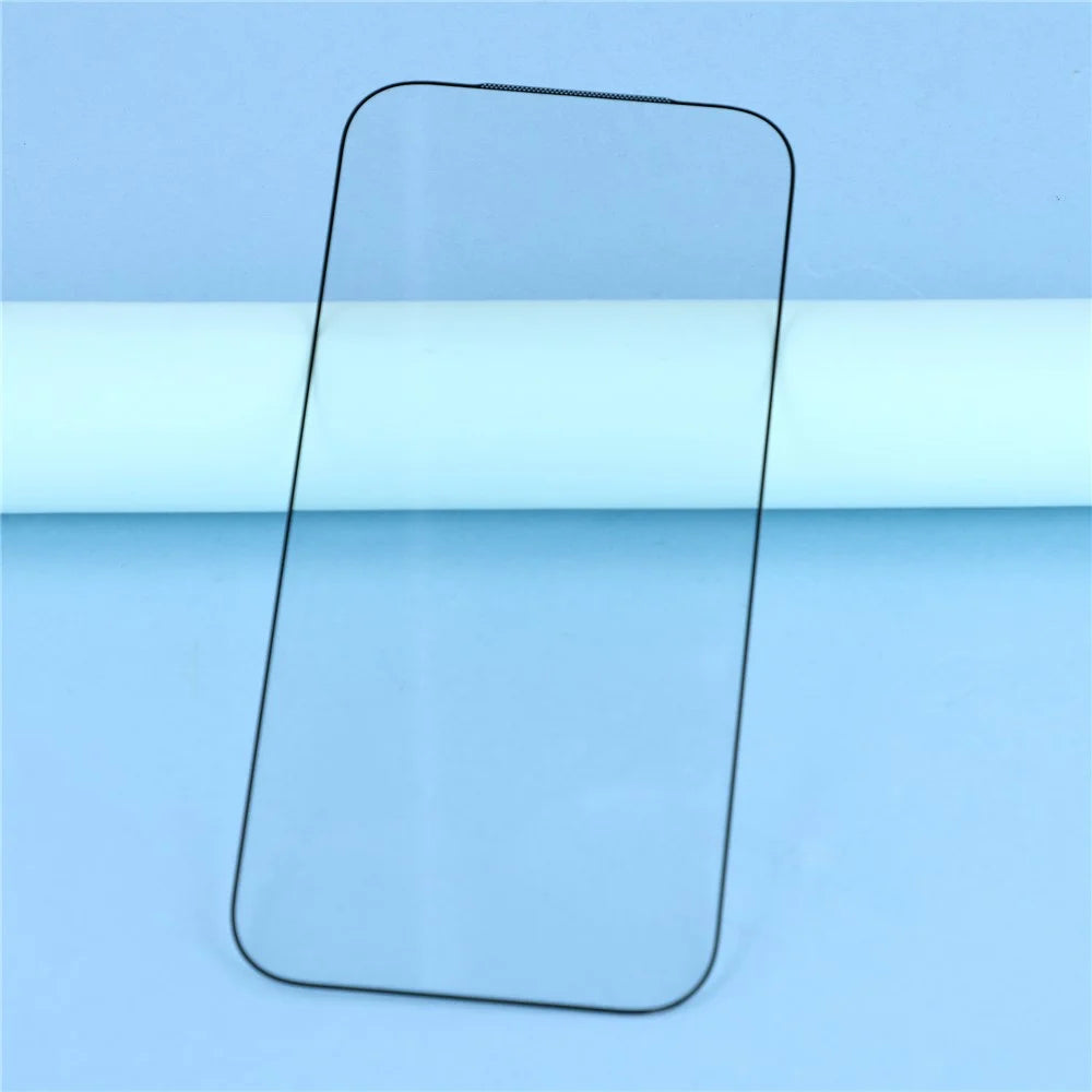 For iPhone Air Screen Protector Full Coverage Black Edge Silk Printing HD Tempered Glass Film with Dust Mesh - 3