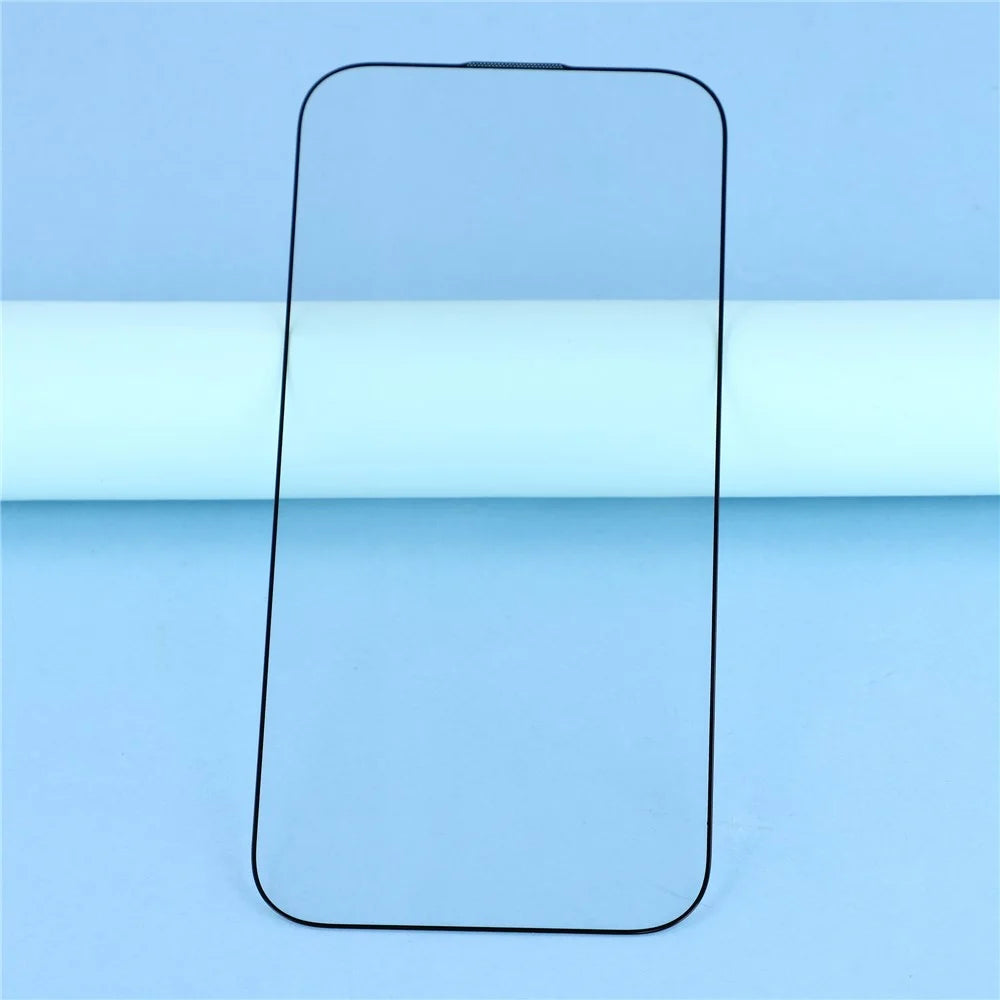 For iPhone 18 Pro Max / 17 Pro Max Matte Screen Protector Black Edge Silk Printing Tempered Glass Film with Dust Mesh - 4