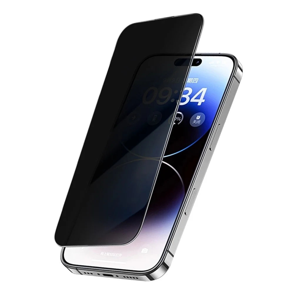 COTECI For iPhone Air Full Screen Protector HD Silk Printing Anti Spy Tempered Glass Film - 3