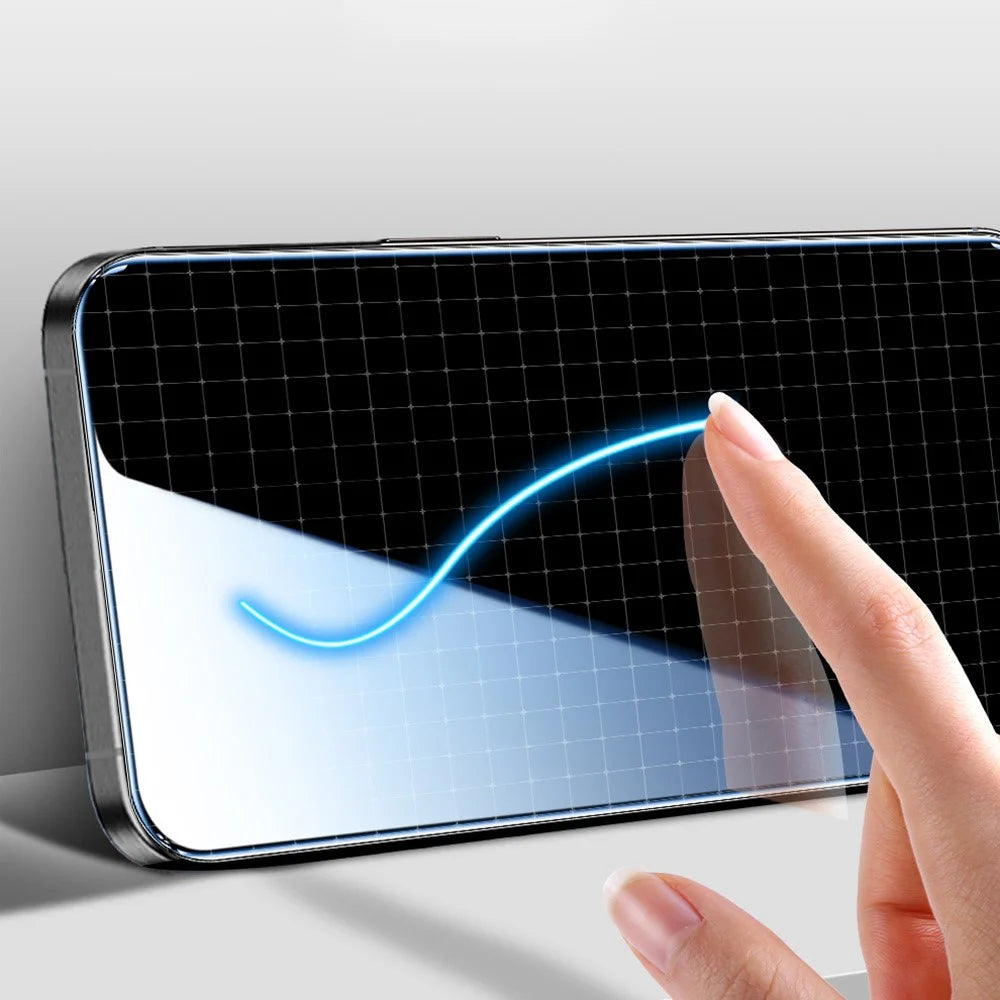 COTECI For iPhone Air Full Screen Protector HD Silk Printing Anti Spy Tempered Glass Film - 5