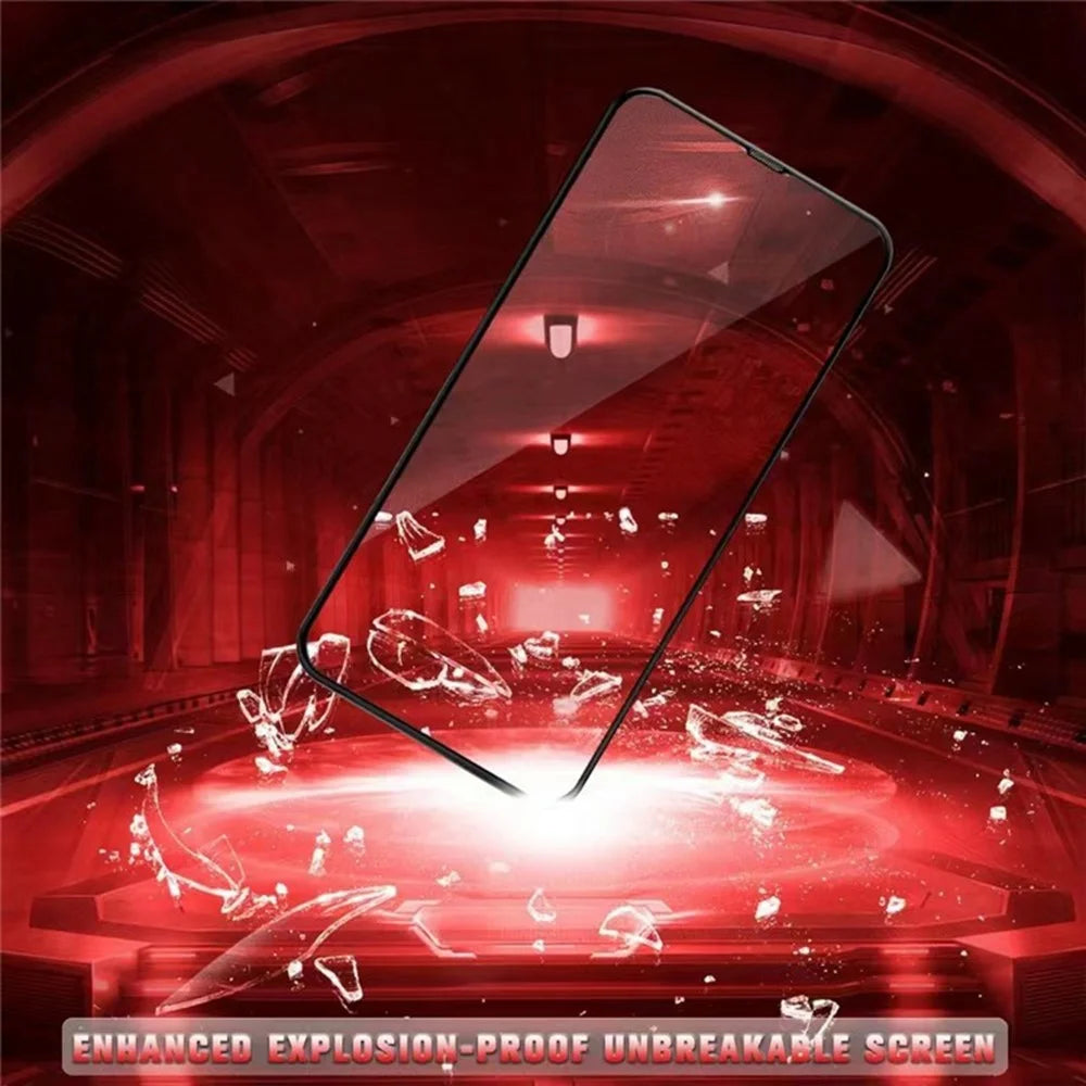 For iPhone Air Screen Protector Full Coverage Matte Anti Fingerprint 9H Tempered Glass Film - 3