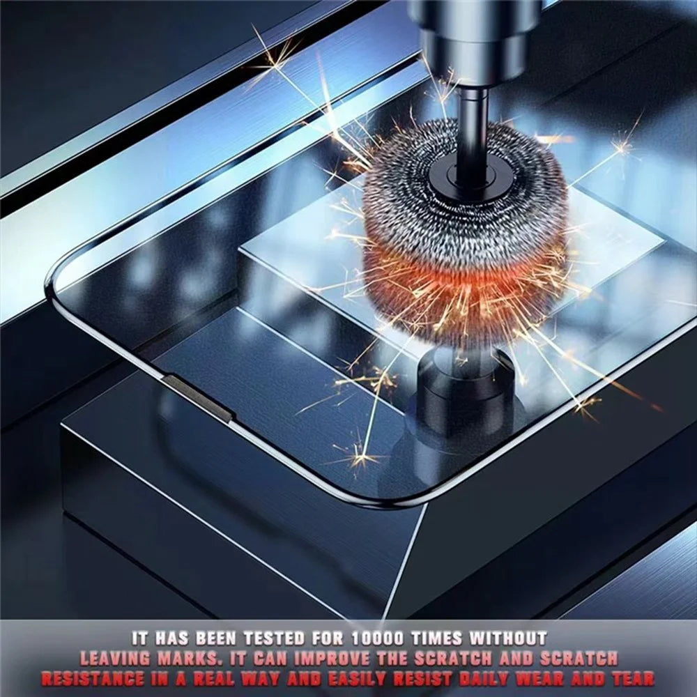 For iPhone Air Screen Protector Full Coverage Matte Anti Fingerprint 9H Tempered Glass Film - 4