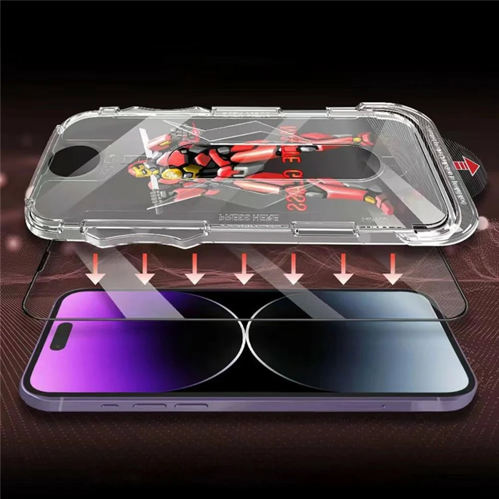 JRNLT For iPhone Air Screen Protector Matte Anti Fingerprint 9H Tempered Glass Film with Installation Tool - 1