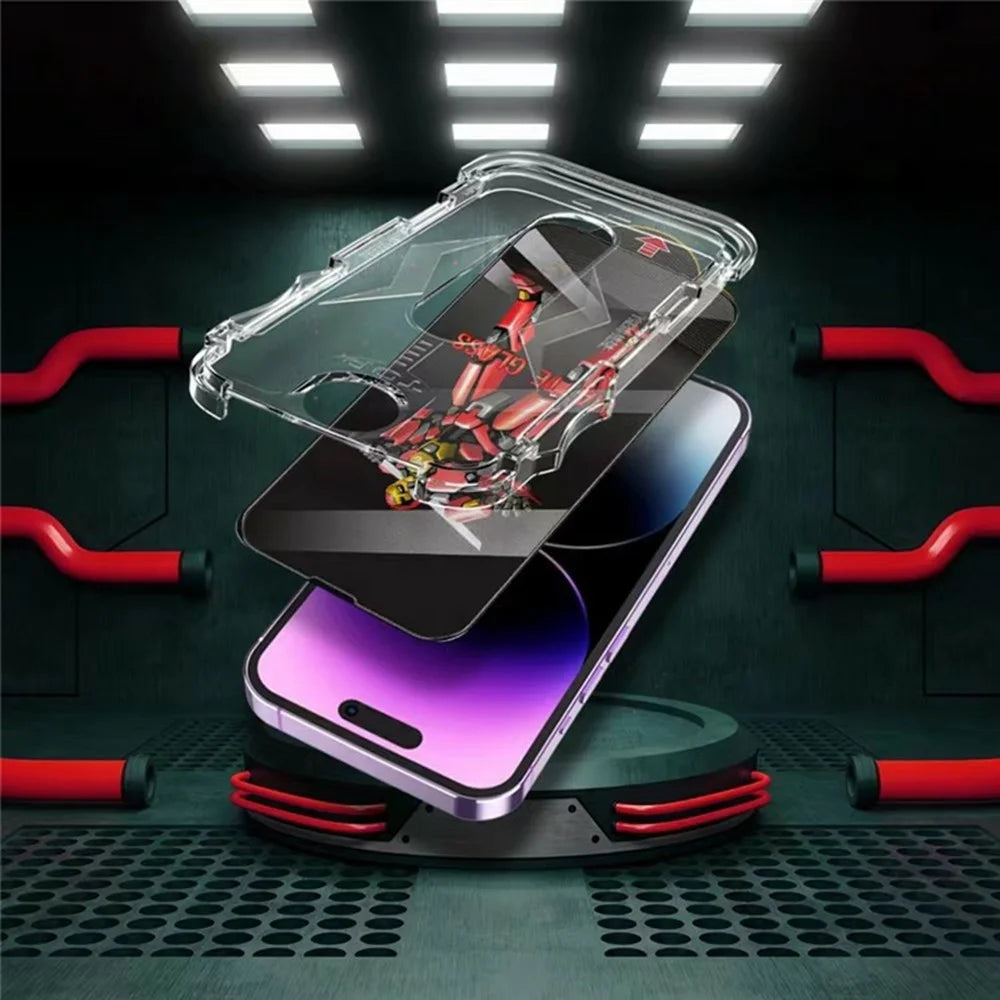 JRNLT For iPhone Air Screen Protector Matte Anti Fingerprint 9H Tempered Glass Film with Installation Tool - 2