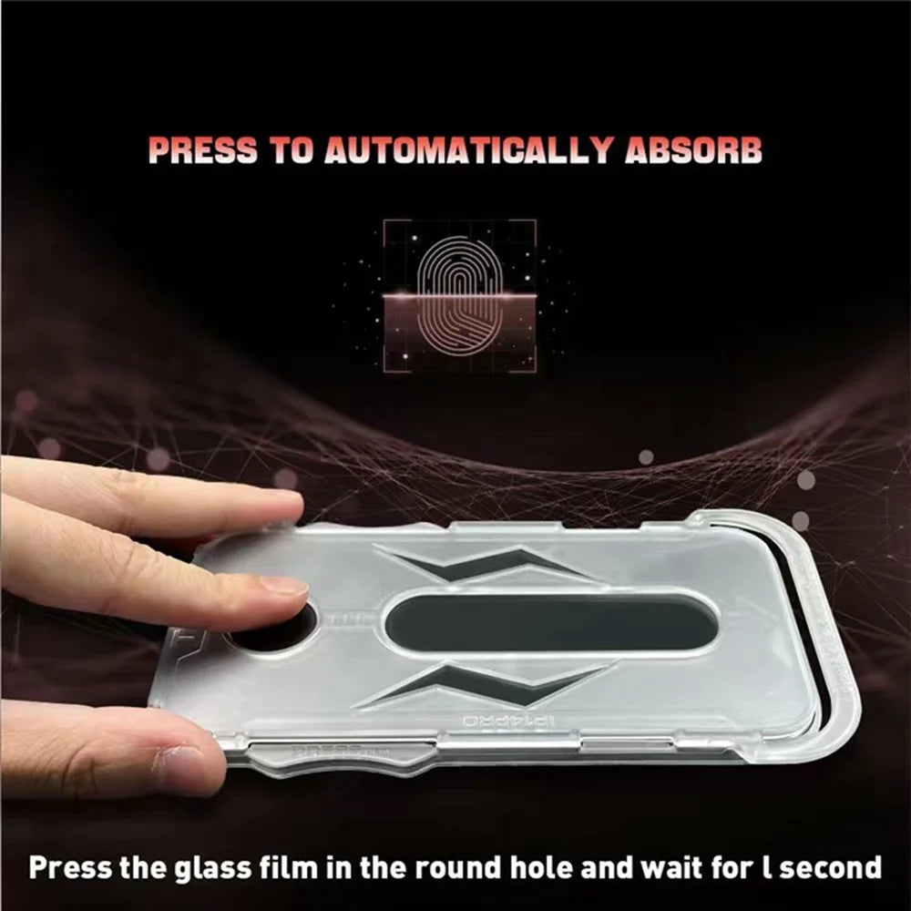 JRNLT For iPhone Air Screen Protector Matte Anti Fingerprint 9H Tempered Glass Film with Installation Tool - 3