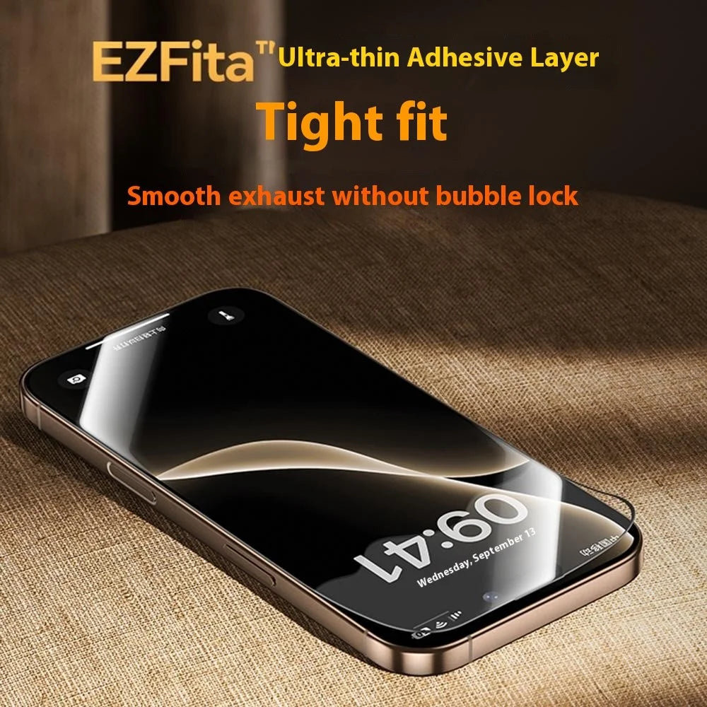 BENKS For iPhone 17 / 16 Pro HD Clear Screen Protector Hot Bending Full Glue Corning Gorilla Glass Film - 4