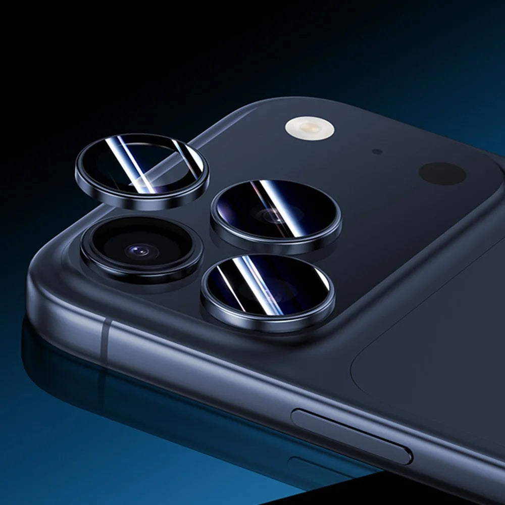 BENKS 1 Set For iPhone 17 Pro / 17 Pro Max Synthetic Sapphire Camera Lens Protector 9H Hardness Lens Film - Blue - 2