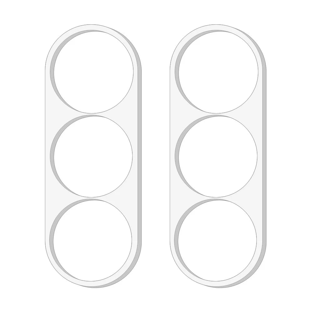 2Pcs For Oppo A5i Pro 4G Camera Lens Protector 3D Arc Edge Anti-Scratch Tempered Glass Lens Film - Transparent - 2
