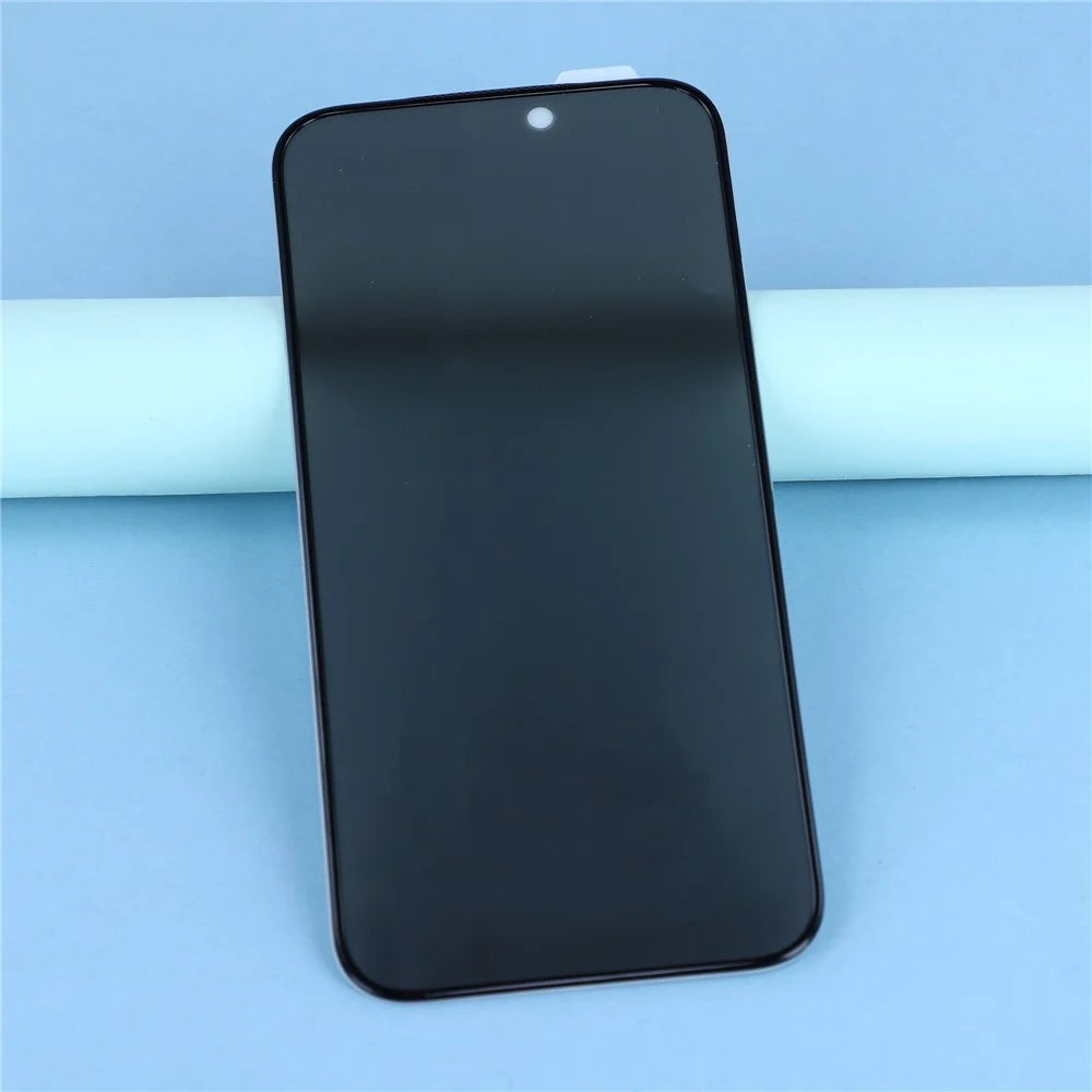 For iPhone 17 / 16 Pro Privacy Screen Protector 180-Degree Anti-Spy Anti-Explosion PC Edge Tempered Glass Film - 3