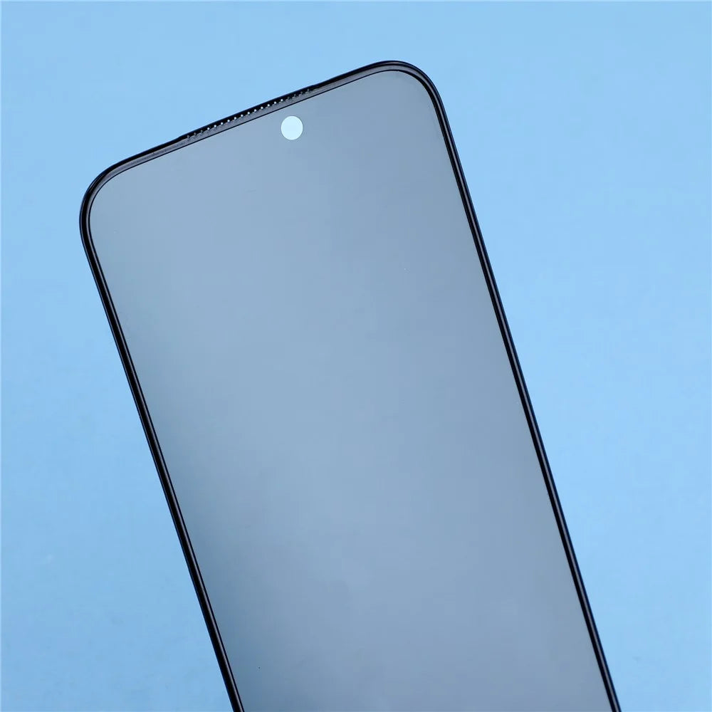 For iPhone 17 / 16 Pro Privacy Screen Protector 180-Degree Anti-Spy Anti-Explosion PC Edge Tempered Glass Film - 5