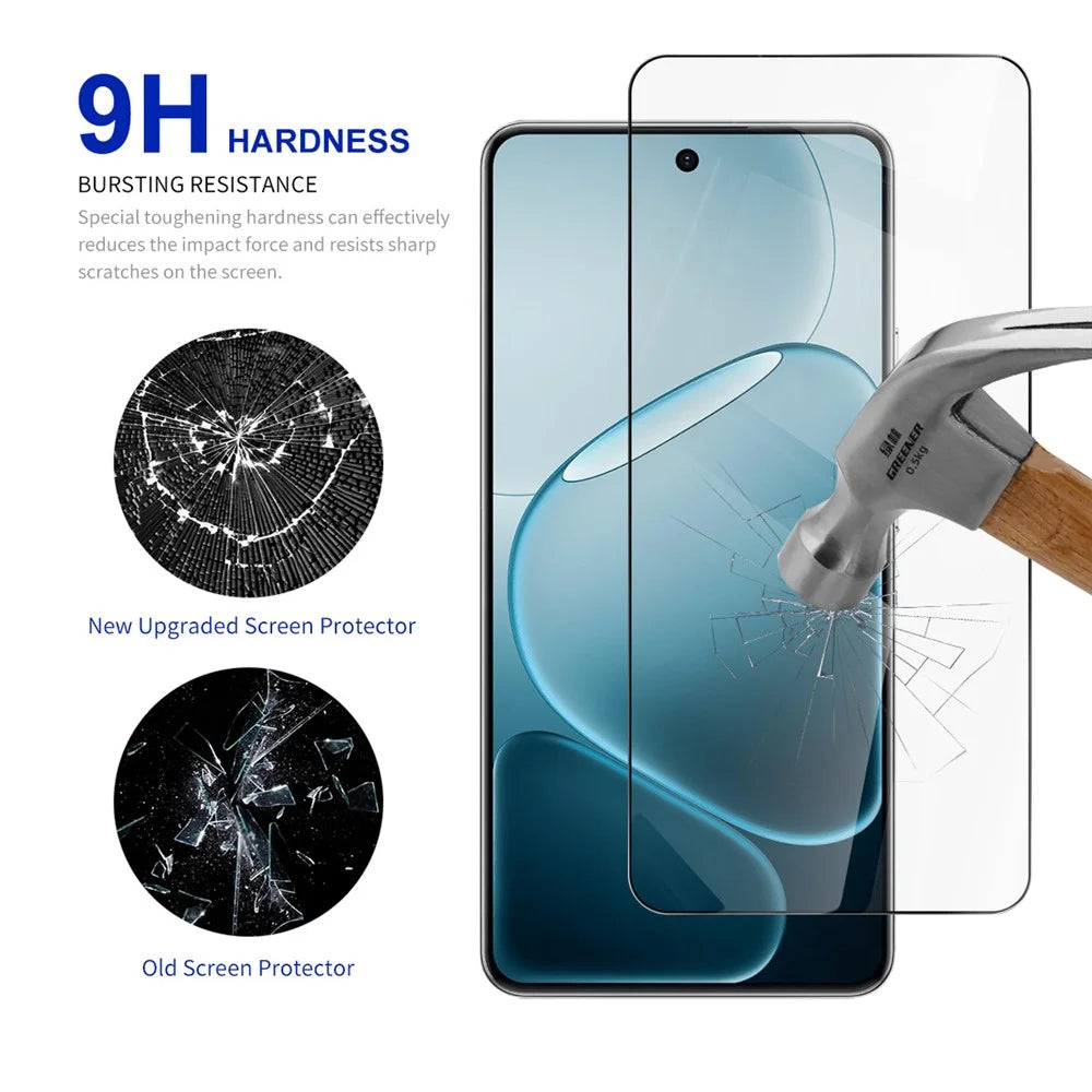 RURIHAI 10Pcs For Oppo A6 Max 5G  /  A6 GT 5G High Aluminium-Silicon Glass Film 0.26mm 2.5D Screen Protector - 3