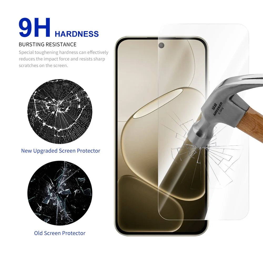RURIHAI 10Pcs For Oppo A6 Max 5G  /  A6 GT 5G Screen Protector 0.26mm 2.5D High Aluminium Silicon Glass Film - 3