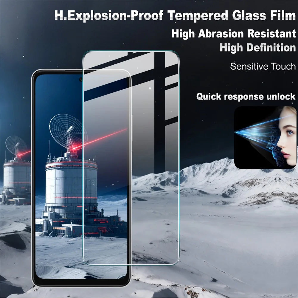 IMAK H Series For Oppo A6i Tempered Glass Screen Protector Shatter-Proof Protection - 3