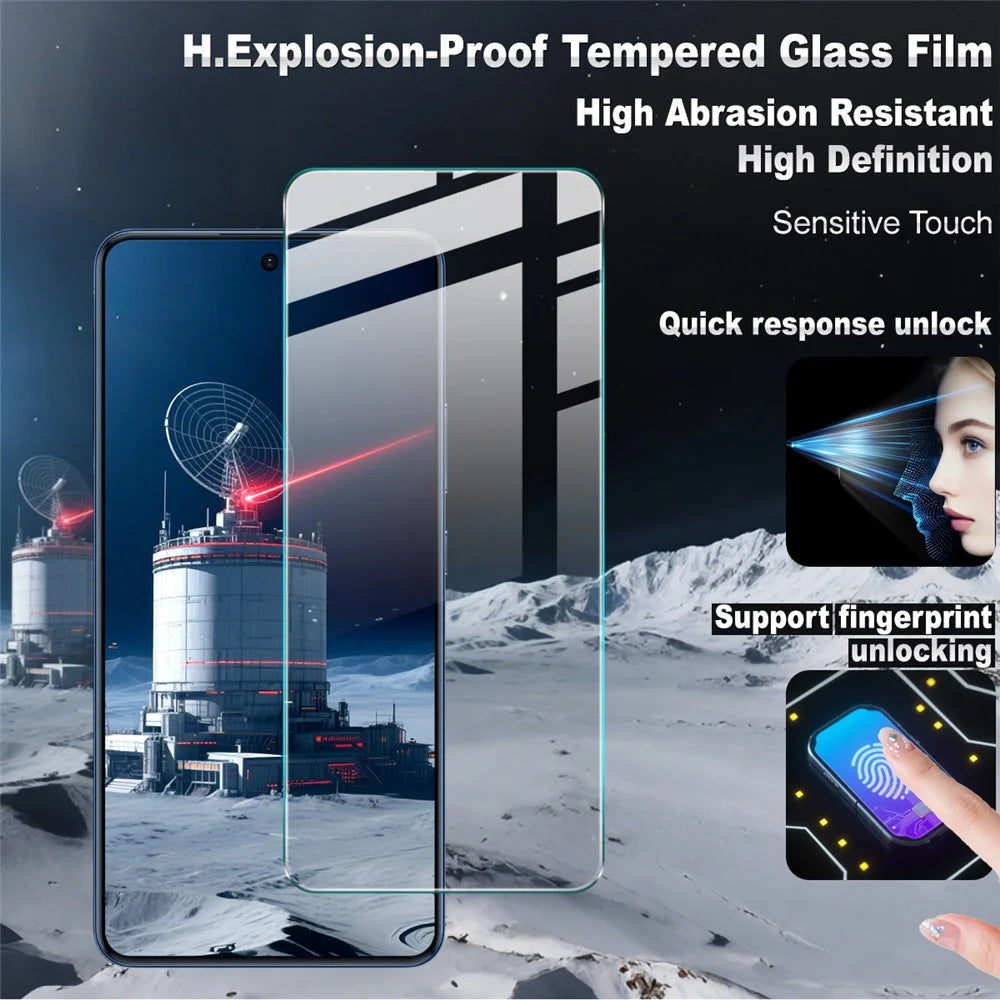 IMAK H Series Screen Protector For Oppo A6 GT 5G / A6 Max 5G / F31 Pro+ 5G Tempered Glass Film (Not Complete Coverage) (Fingerprint Unlock) - 3
