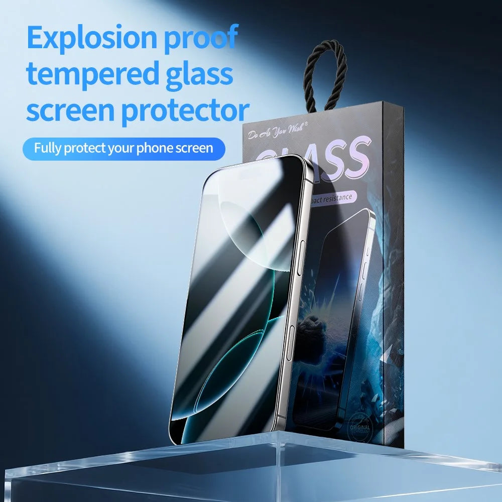 DO AS YOU WISH 5Pcs For iPhone 12  /  12 Pro Screen Protector 9H HD High Aluminum-silicon Glass Film - 2