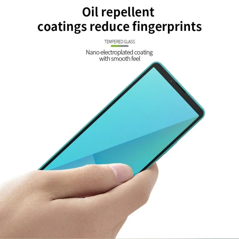 MOFI For Sony Xperia 10 VII Screen Protector  9H 3D Curved Tempered Glass Film - Black - 4