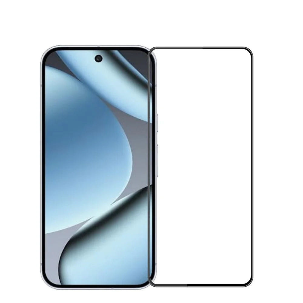 MOFI For Google Pixel 10 Pro / Google Pixel 10 Screen Protector  9H 3D Curved Tempered Glass Film - Black - 1