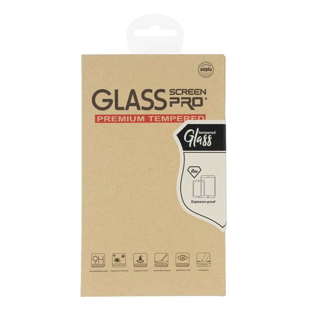 For iPhone 15 Pro Screen Protector High Aluminium-Silicon Glass Silk Printing HD Film - Black - 5